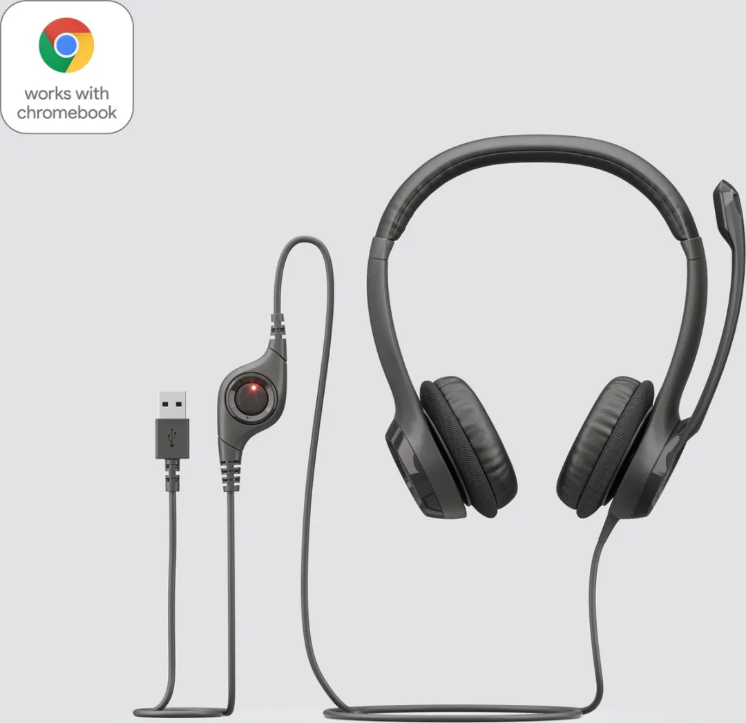 Logitech H390 Headset USB-A - Ruisonderdrukkend - Zwart