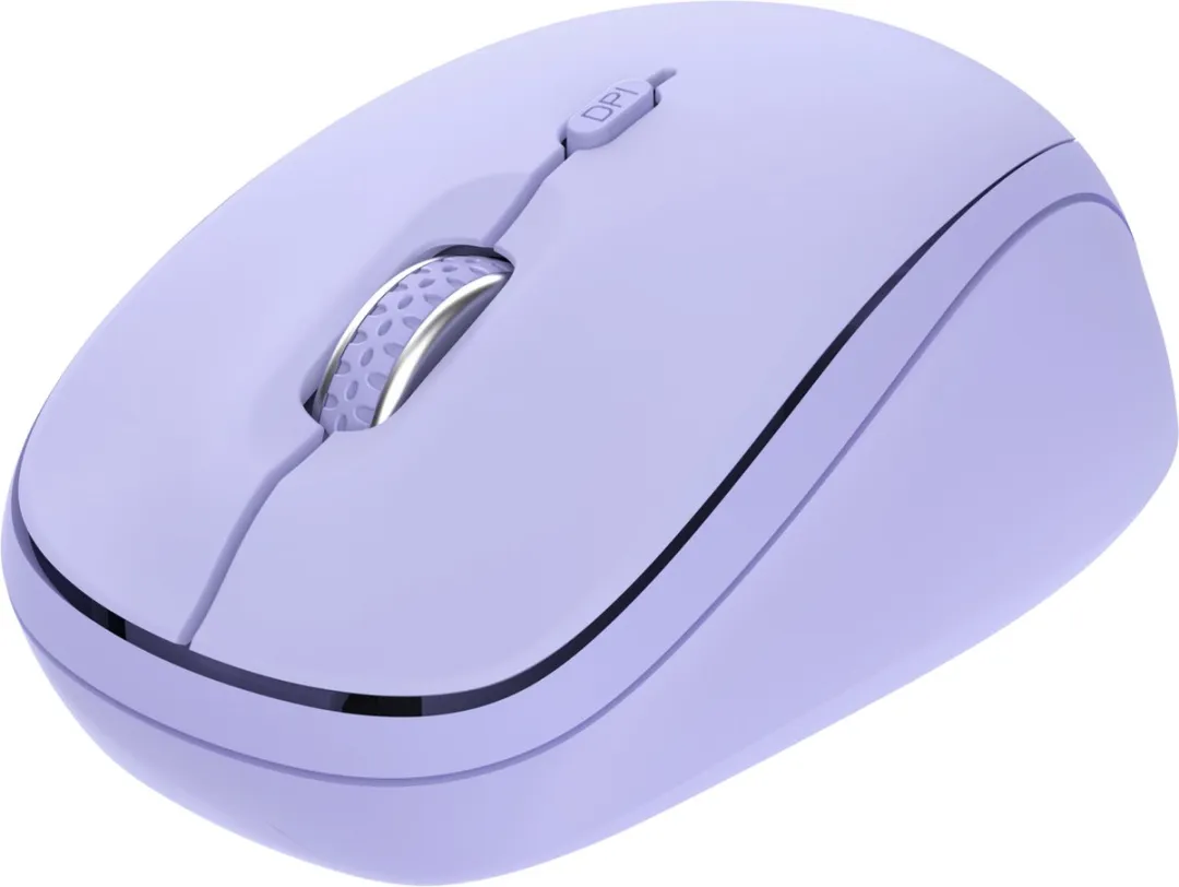 Trust Yvi+ Bluetooth Draadloze Muis 25583 - Paars - afbeelding 6 van 6