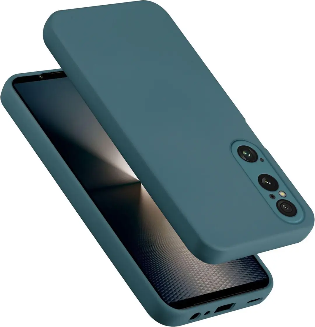 Cadorabo Hoesje geschikt voor Sony Xperia 1 VI in LIQUID GROEN
