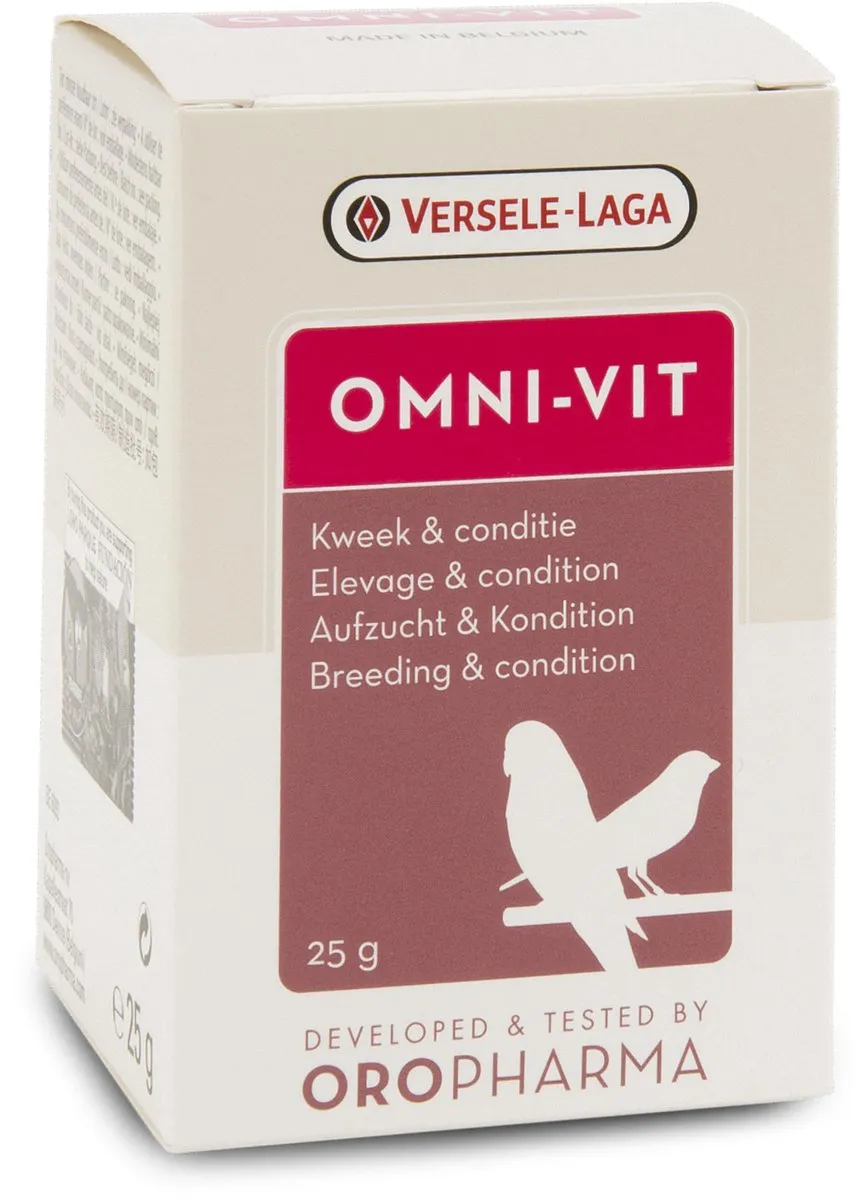 Versele-Laga Omni-Vit Kweek & Conditie Vogelsupplement 25g