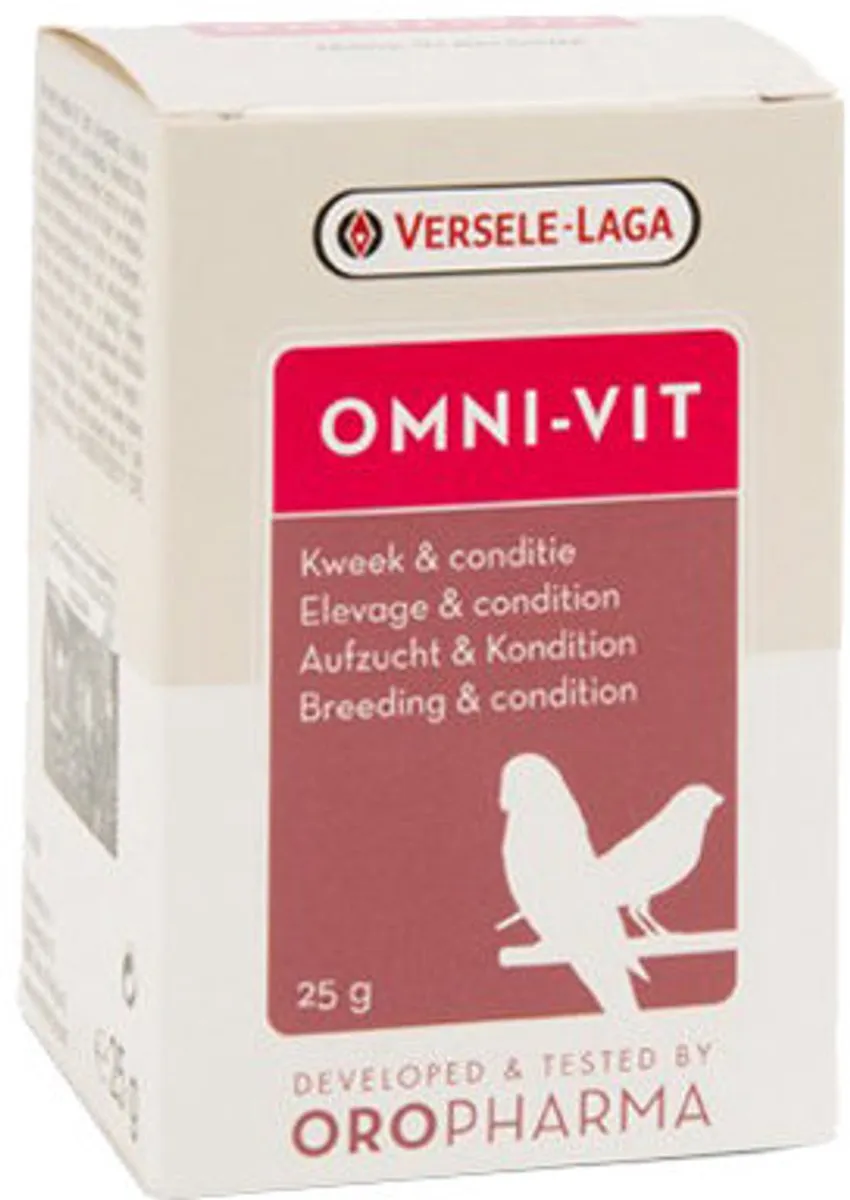 Versele-Laga Omni-Vit Kweek & Conditie Vogelsupplement 25g