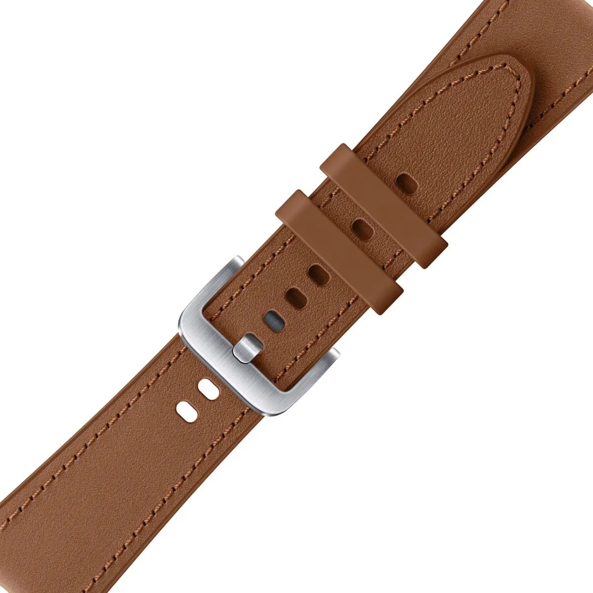 Samsung Galaxy Watch 4 Hybrid Leather Band M/L - Camel