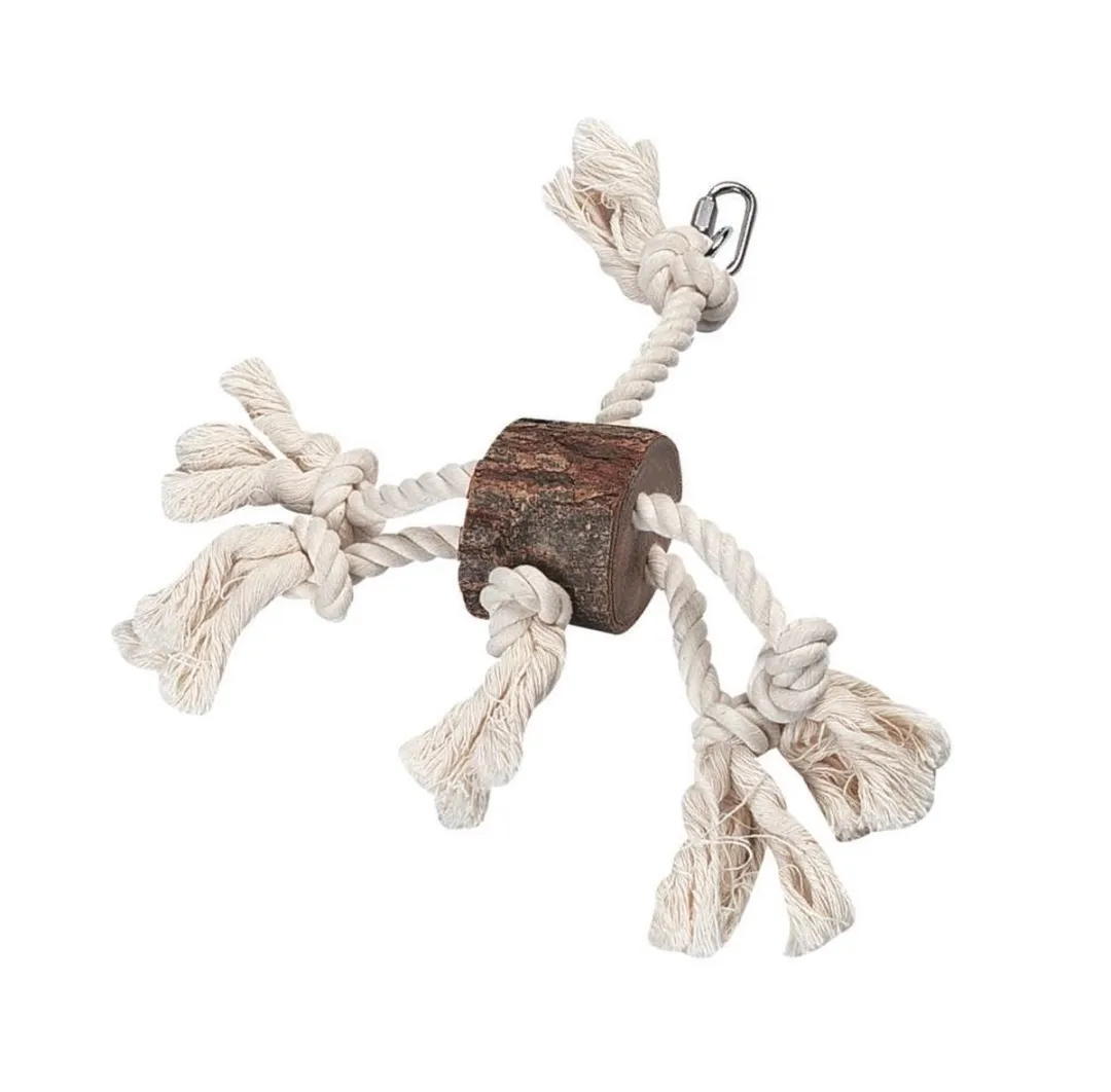 Flamingo Papegaaienspeelgoed Hanger Boomstam - 14x14x25cm