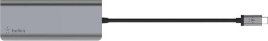 Belkin 4081585 USB-C 6-in-1 Hub - 4K HDMI - 100W PD - Zilver