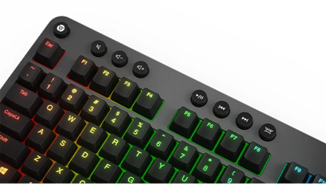 Lenovo Legion K500 GY40T26478 Gaming Toetsenbord - Amerikaans Engels - Zwart/Grijs