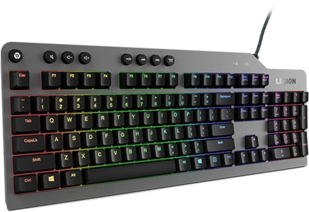 Lenovo Legion K500 GY40T26478 Gaming Toetsenbord - Amerikaans Engels - Zwart/Grijs