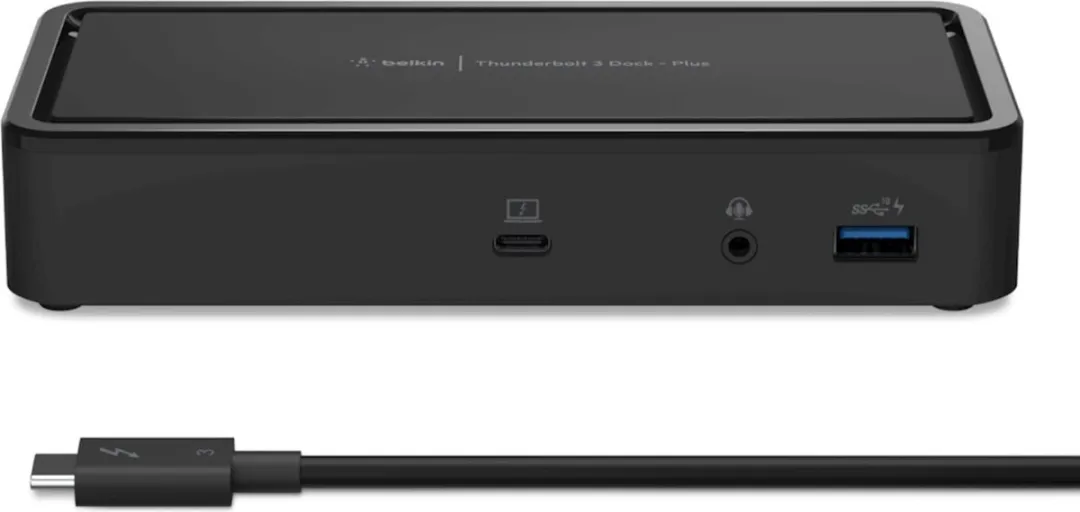 Belkin Thunderbolt 3 Dock Plus F4U109vf - Zwart - afbeelding 6 van 6