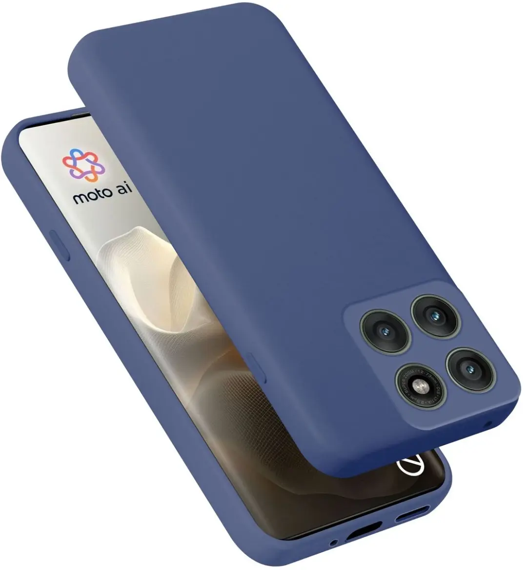 Cadorabo Hoesje geschikt voor Motorola Moto Edge 60 Pro Case in Liquid Blauw Bes