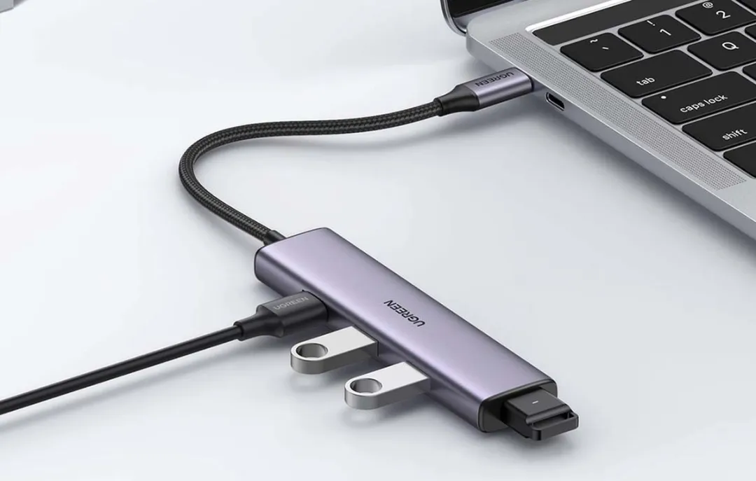 UGREEN CM473 USB-C Hub 4x USB 3.2 Gen1 - Zilver