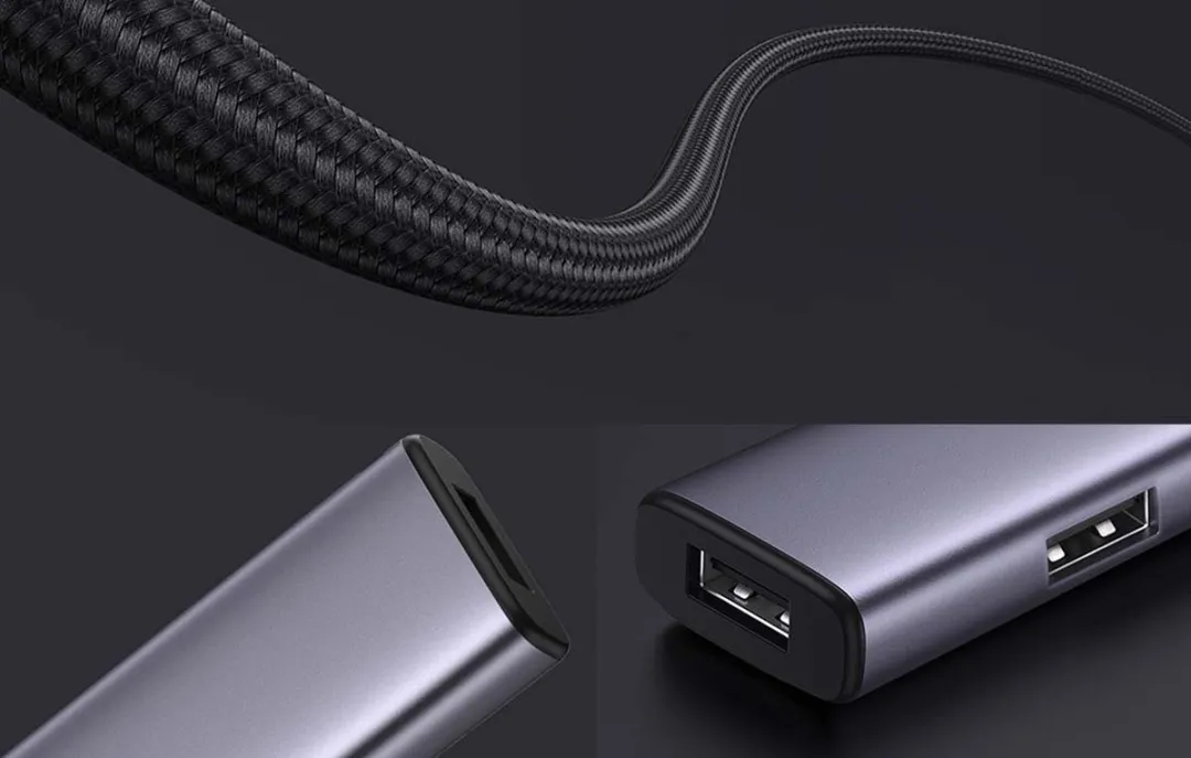 UGREEN CM473 USB-C Hub 4x USB 3.2 Gen1 - Zilver
