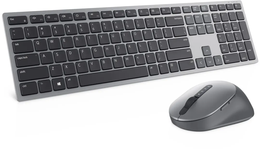 Dell Pro Plus KM7321W Toetsenbord & Muis Set - Duits QWERTZ - Grijs