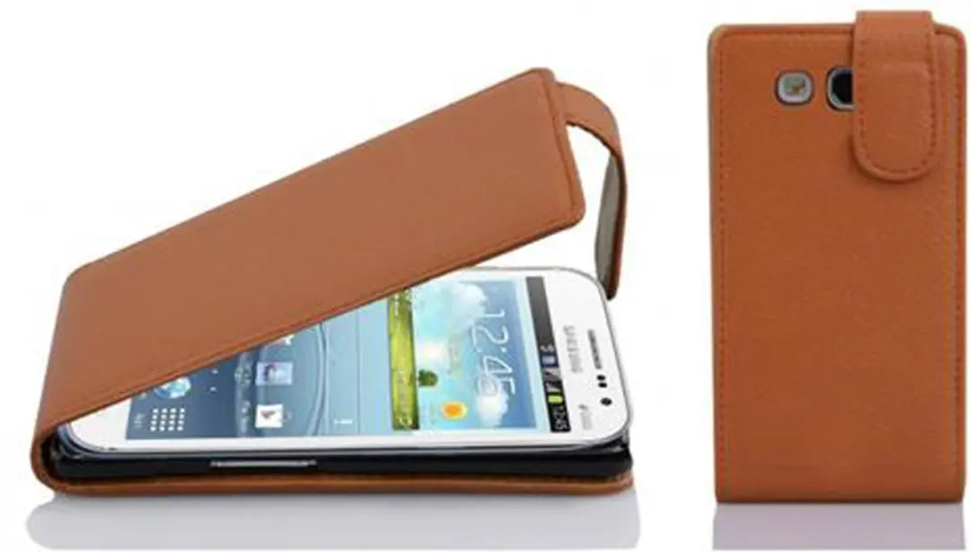 Cadorabo Hoesje geschikt voor Samsung Galaxy WIN in COGNAC BRUIN