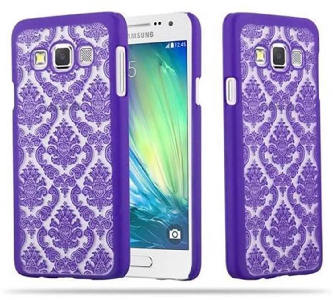 Cadorabo Hoesje geschikt voor Samsung Galaxy A3 2015 in PAARS