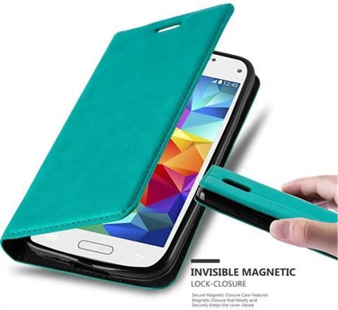 Cadorabo Hoesje geschikt voor Samsung Galaxy S5 MINI / S5 MINI DUOS in BENZINE T