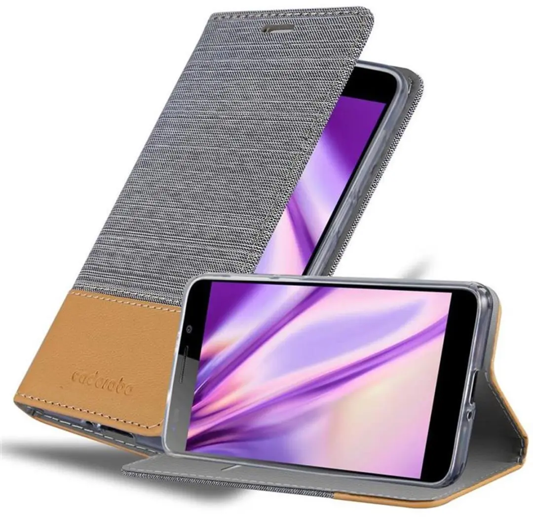 Cadorabo Hoesje geschikt voor Honor 6 in LICHTGRIJS BRUIN
