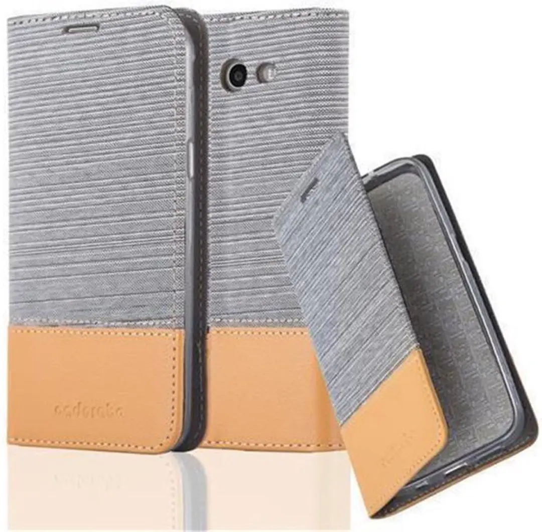 Cadorabo Hoesje geschikt voor Samsung Galaxy J5 2017 US Version in LICHTGRIJS BR