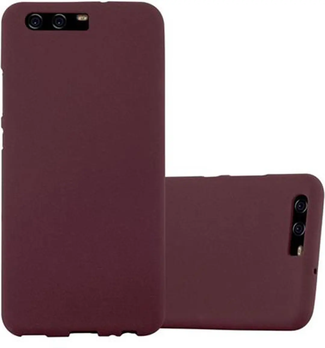 Cadorabo Hoesje geschikt voor Huawei P10 in FROST BORDEAUX PAARS