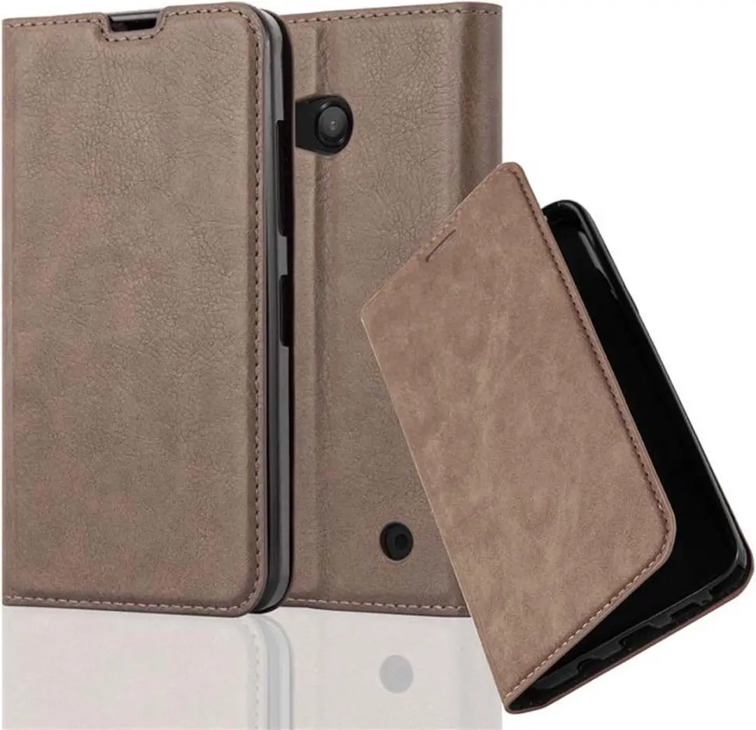 Cadorabo Hoesje geschikt voor Nokia Lumia 550 in KOFFIE BRUIN