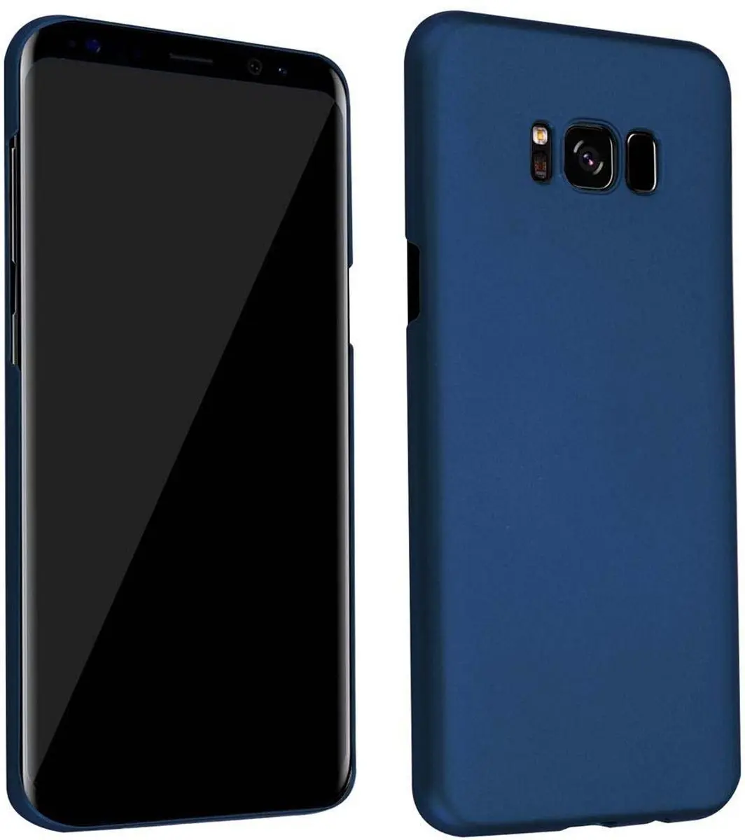 Cadorabo Hoesje geschikt voor Samsung Galaxy S8 PLUS in METAAL BLAUW