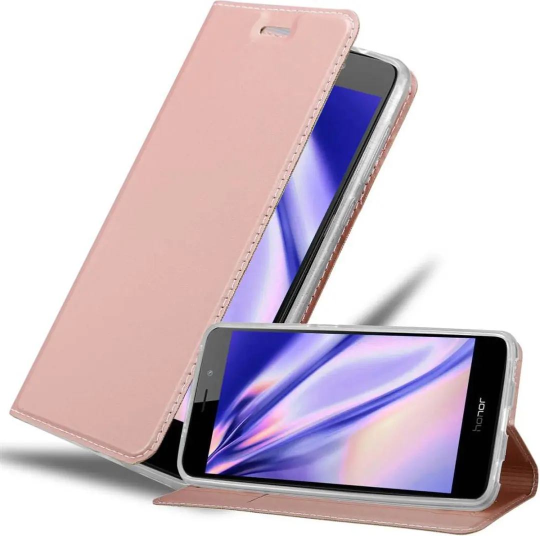 Cadorabo Hoesje geschikt voor Honor 5C in CLASSY ROSE GOUD