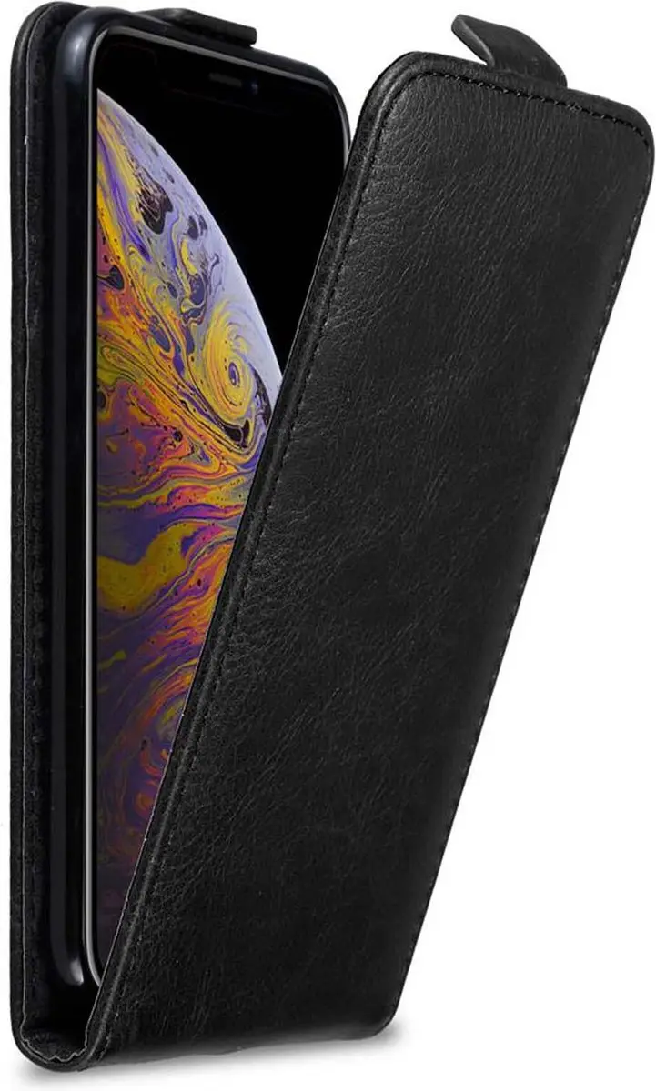 Cadorabo Hoesje geschikt voor Apple iPhone XS MAX in ZWARTE NACHT