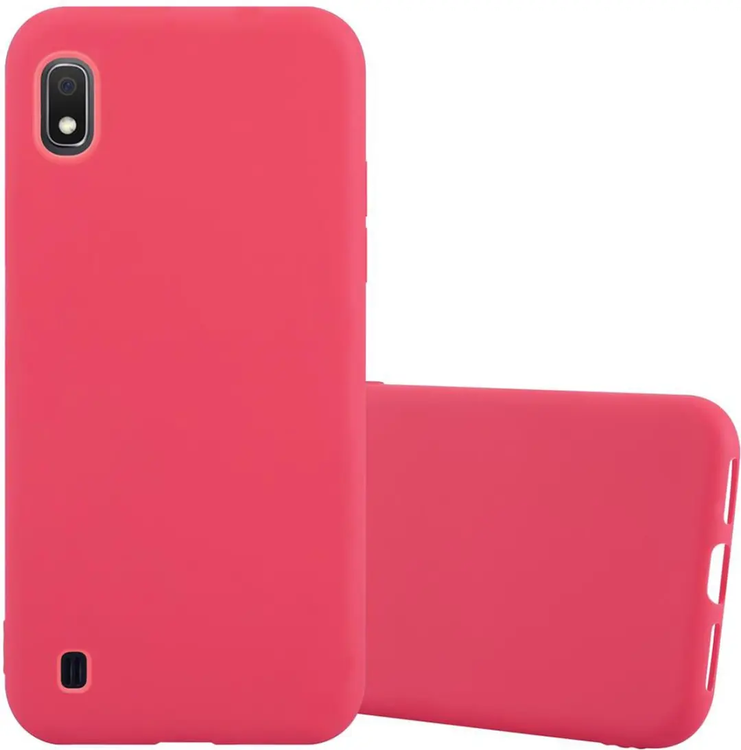 Cadorabo Hoesje geschikt voor Samsung Galaxy A10 / M10 in CANDY ROOD