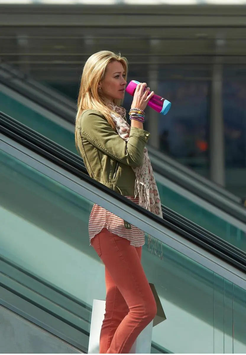Contigo Swish Autoseal Drinkfles Kinderen - 500ml - Magenta - afbeelding 4 van 6