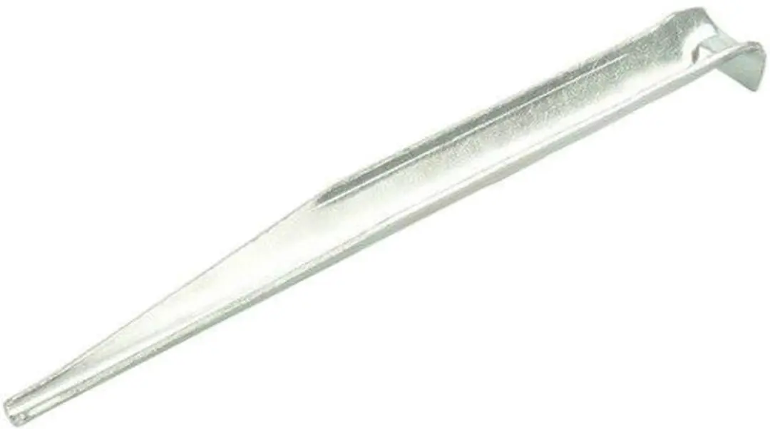 12x grondpennen/tentharingen aluminium geribbeld 18,5 cm