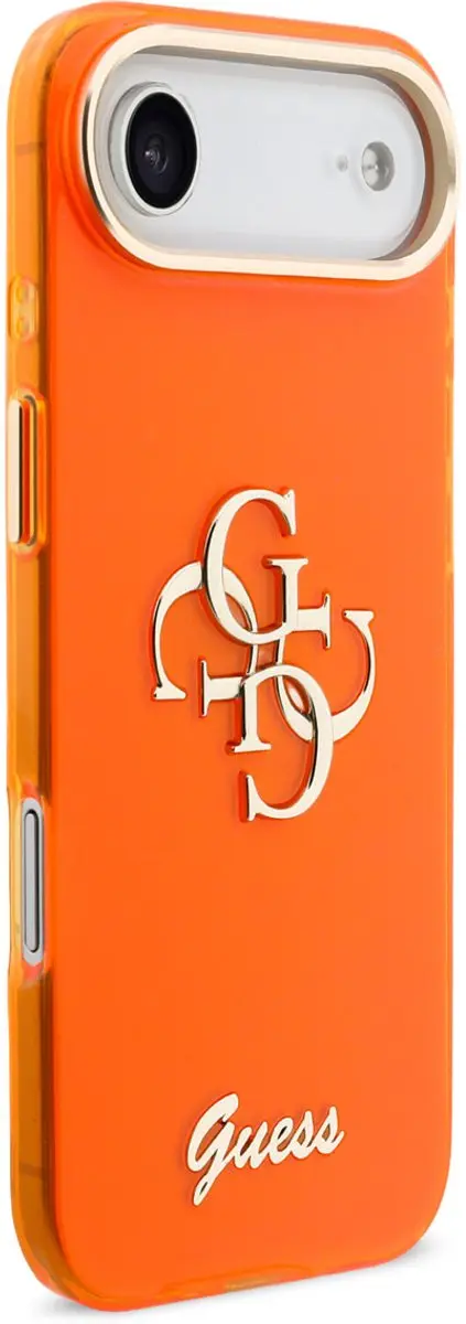 Guess 4G Script Hoesje iPhone Air - Oranje - afbeelding 4 van 6