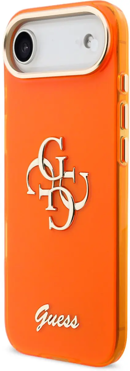 Guess 4G Script Hoesje iPhone Air - Oranje - afbeelding 3 van 6