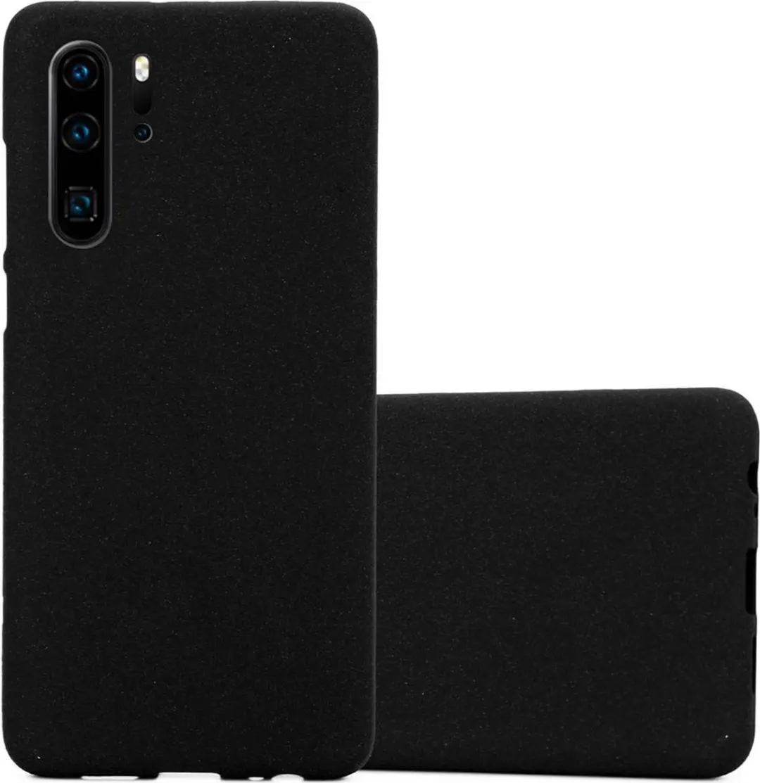 Cadorabo Hoesje geschikt voor Huawei P30 PRO in FROST ZWART