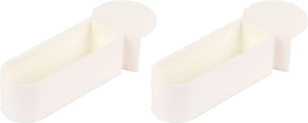 Flamingo snoepbakje sweety wit - plastic - 6cm l x 2cm b x 1.5cm h