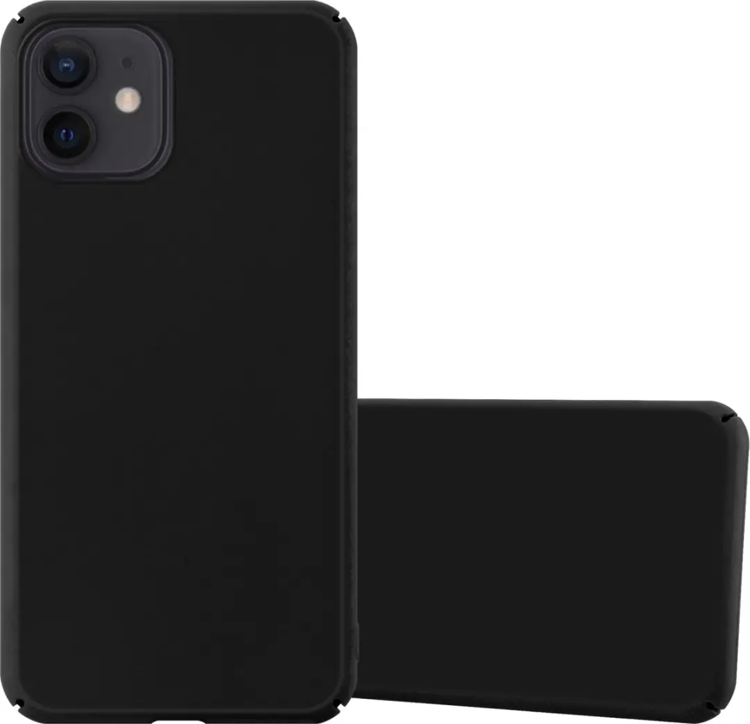 Cadorabo Hoesje geschikt voor Apple iPhone 12 MINI in METAAL ZWART