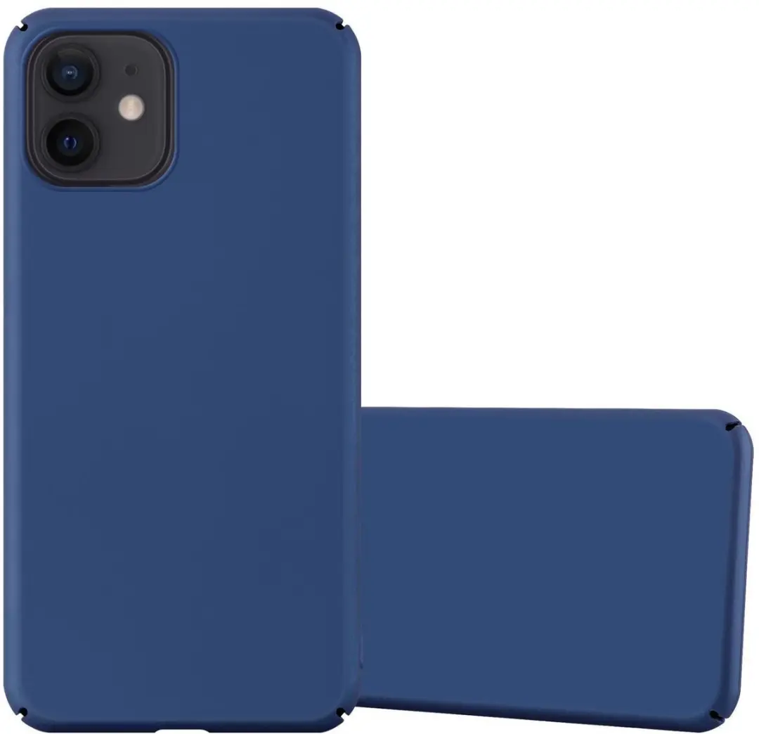 Cadorabo Hoesje geschikt voor Apple iPhone 12 / 12 PRO in METAAL BLAUW