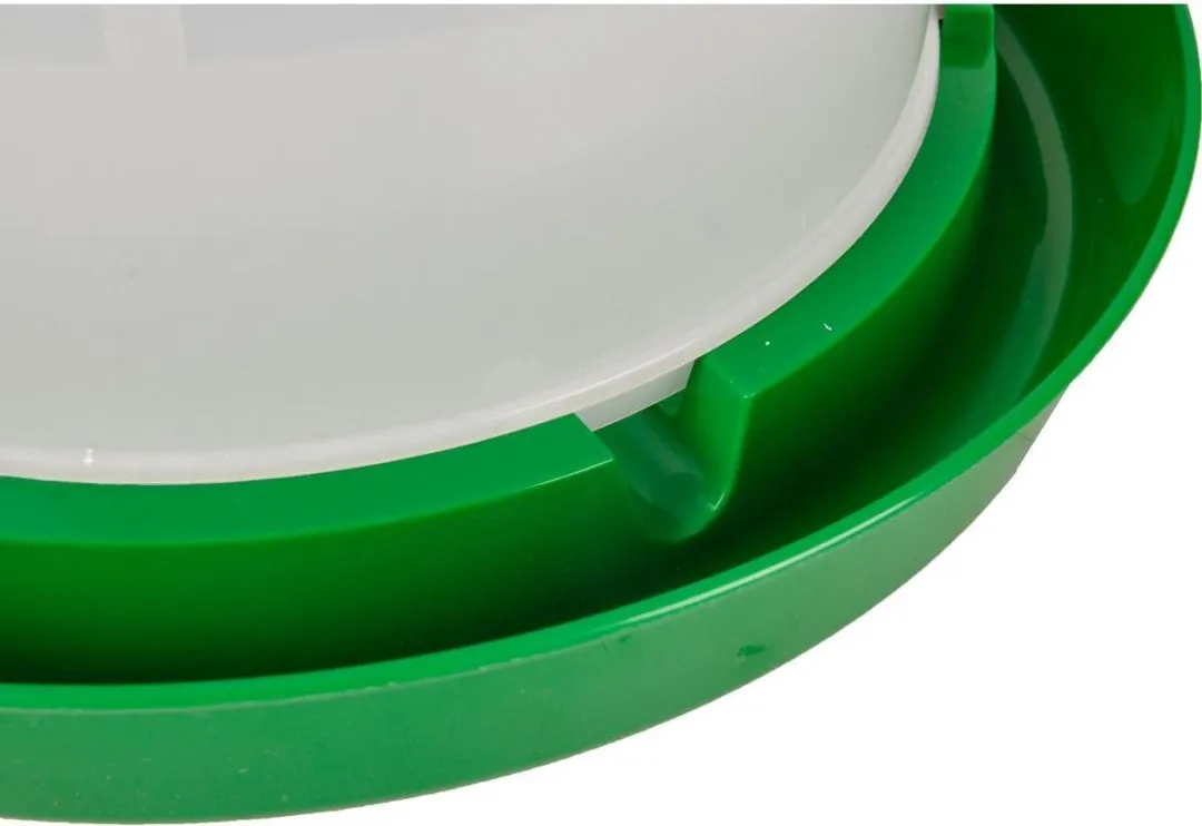 Flamingo - Vogel Drinkklok Twist - Kip, kuiken, kwartel, vogel - Groen - 1 liter - 17 x 17 x 17.5 cm