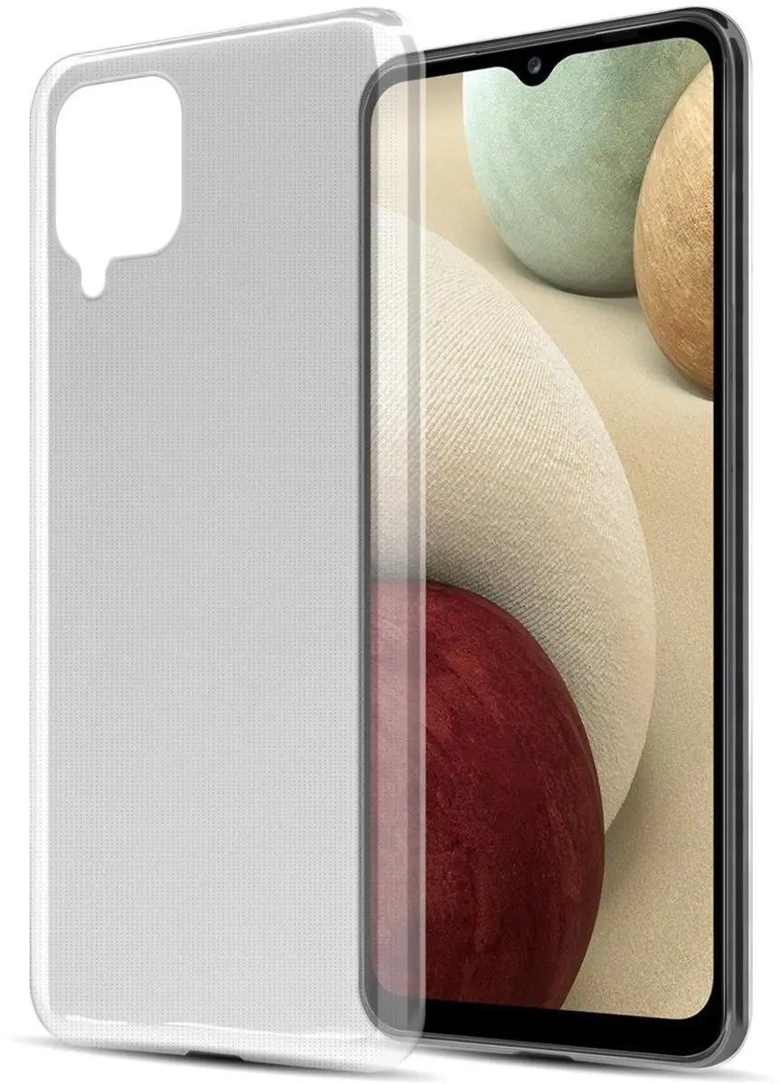 Cadorabo Hoesje geschikt voor Samsung Galaxy A12 / M12 in VOLLEDIG TRANSPARANT