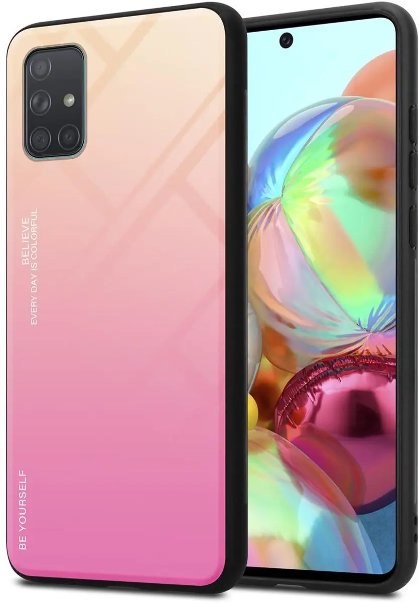 Cadorabo Hoesje geschikt voor Samsung Galaxy A71 4G in GEEL