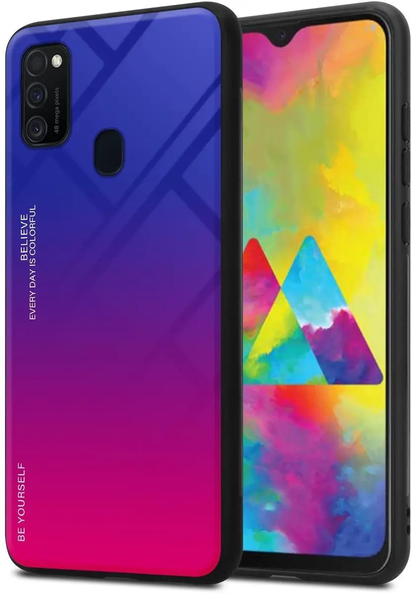Cadorabo Hoesje geschikt voor Samsung Galaxy M21 / M30s in PAARS