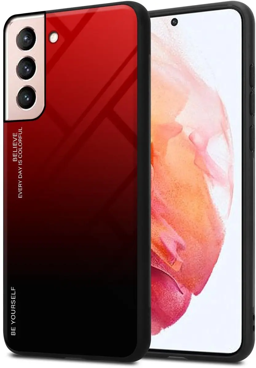 Cadorabo Hoesje geschikt voor Samsung Galaxy S21 5G in ROOD