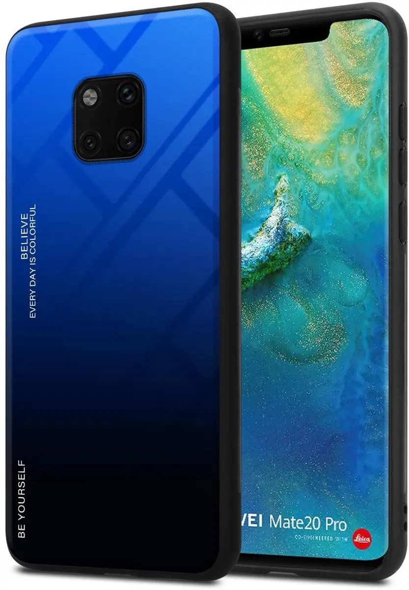 Cadorabo Hoesje geschikt voor Huawei MATE 20 PRO in BLAUW