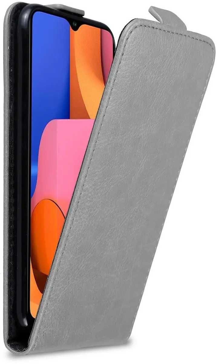 Cadorabo Hoesje geschikt voor Samsung Galaxy A20s in TITANIUM GRIJS