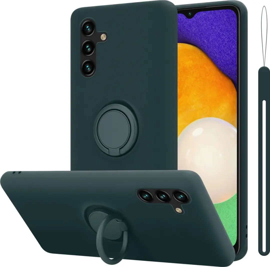Cadorabo Hoesje geschikt voor Samsung Galaxy A13 5G in LIQUID GROEN