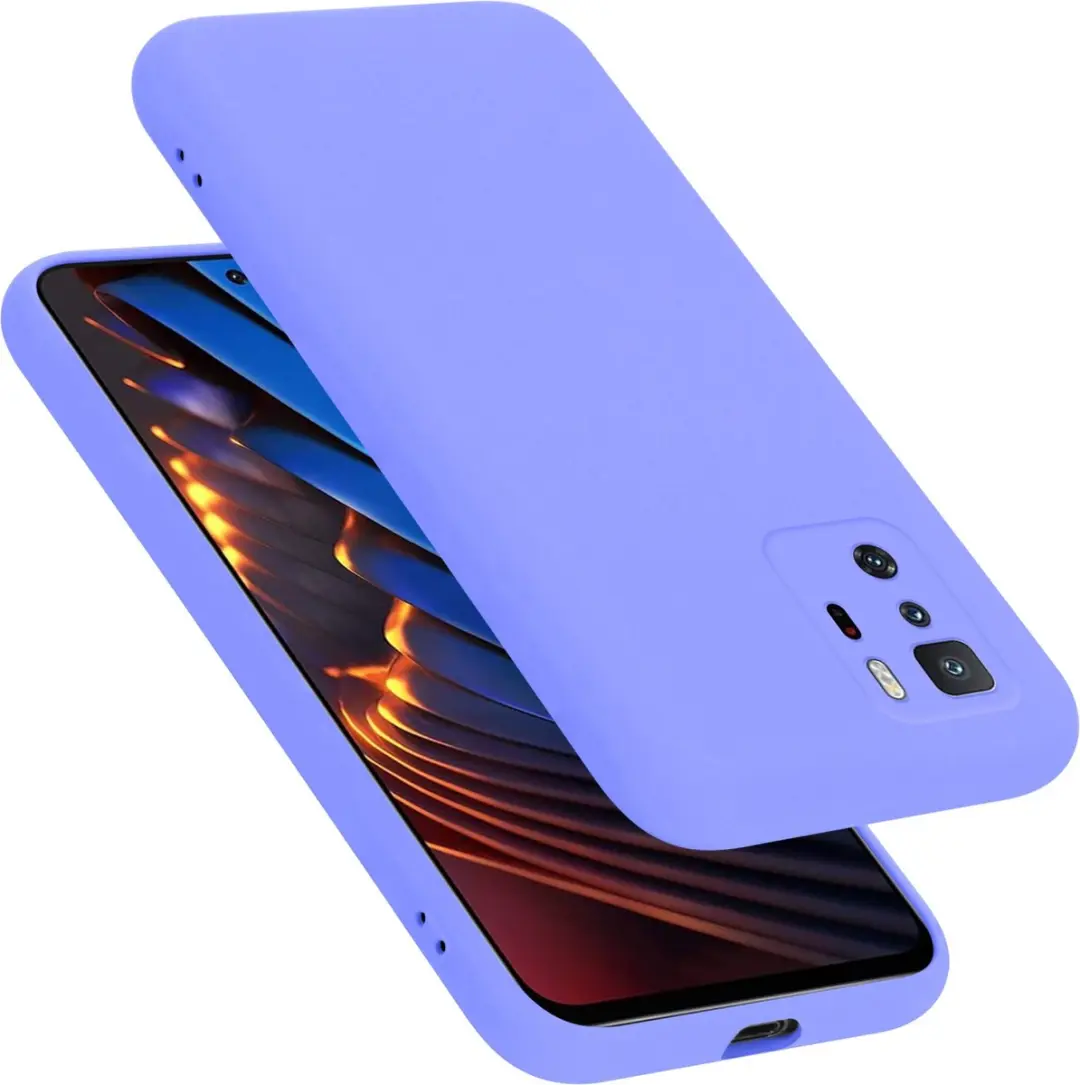 Cadorabo Hoesje geschikt voor Xiaomi POCO X3 GT in LIQUID LICHT PAARS