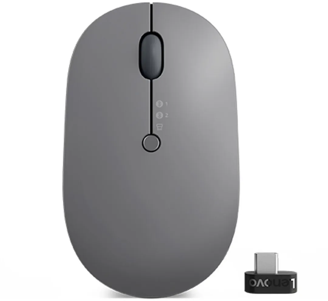 Lenovo Go Wireless Muis GY51C21211 - 3 Toetsen - 2400 dpi - Grijs