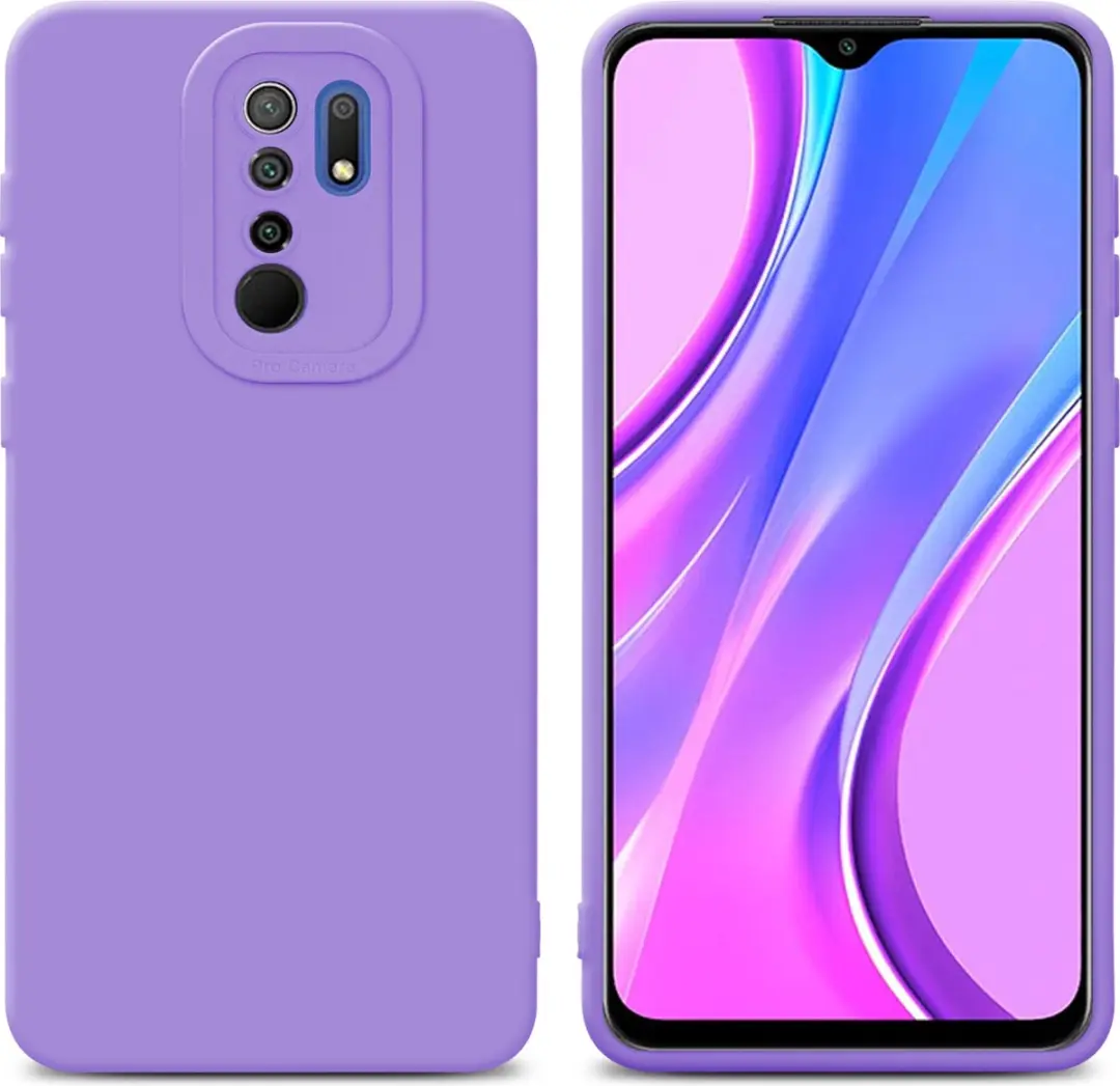 Cadorabo Hoesje geschikt voor Xiaomi RedMi 9 in FLUID LICHT PAARS