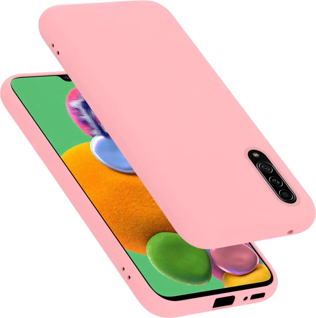 Cadorabo Hoesje geschikt voor Samsung Galaxy A90 5G in LIQUID ROZE