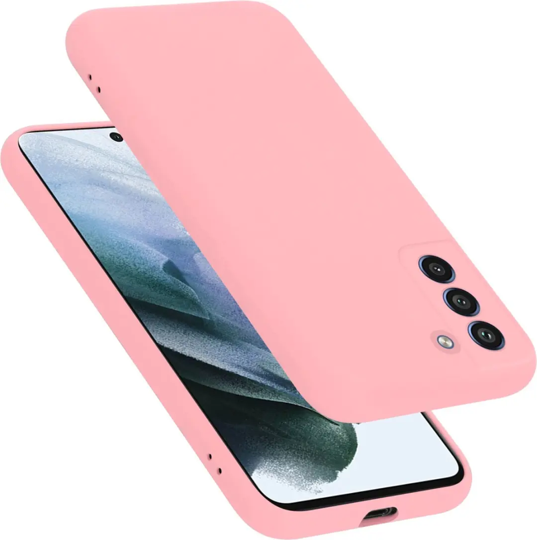 Cadorabo Hoesje geschikt voor Samsung Galaxy S21 FE in LIQUID ROZE