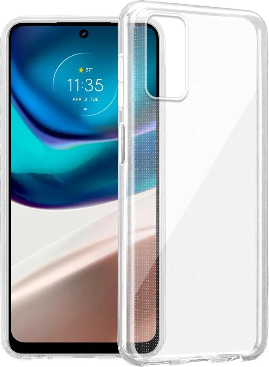 Cadorabo Hoesje geschikt voor Motorola MOTO G42 in VOLLEDIG TRANSPARANT