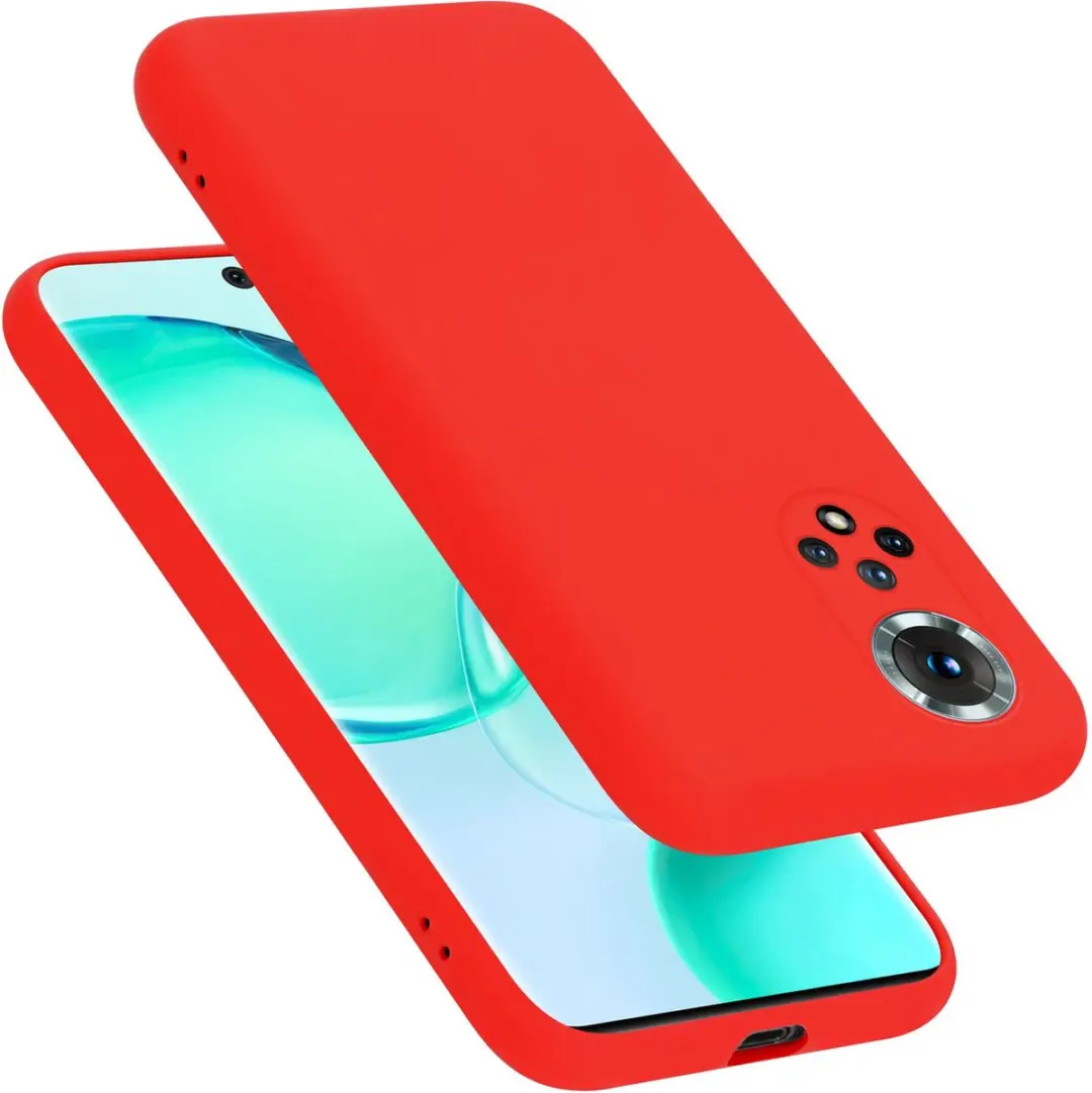 Cadorabo Hoesje geschikt voor Honor 50 / Huawei NOVA 9 in LIQUID ROOD
