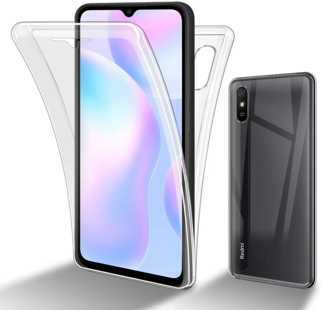 Cadorabo Hoesje geschikt voor Xiaomi RedMi 9A / RedMi 9AT in TRANSPARANT